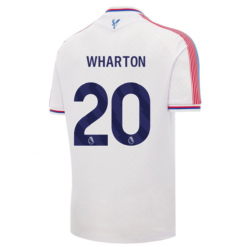 Danxen Børn Adam Wharton #20 Hvid Rød Blå Hjemmebane Spillertrøjer 2026/27 Trøje T-Shirt