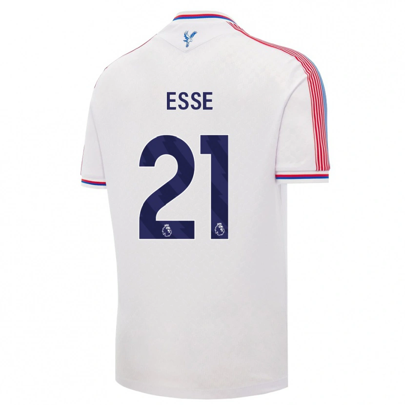 Danxen Børn Romain Esse #21 Hvid Rød Blå Hjemmebane Spillertrøjer 2026/27 Trøje T-Shirt