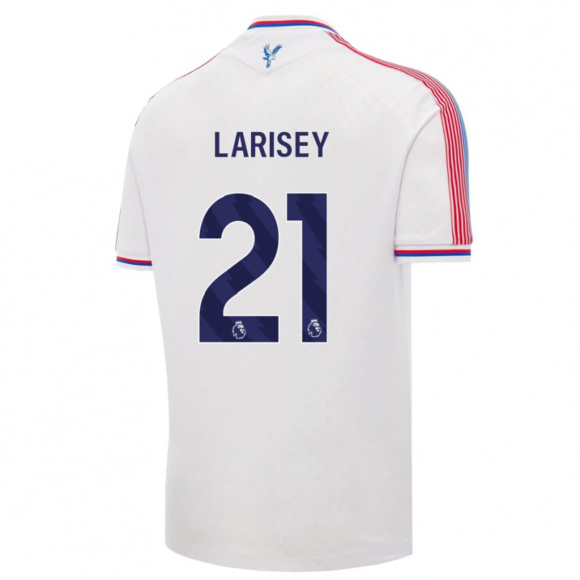 Danxen Børn Clarissa Larisey #21 Hvid Rød Blå Hjemmebane Spillertrøjer 2026/27 Trøje T-Shirt