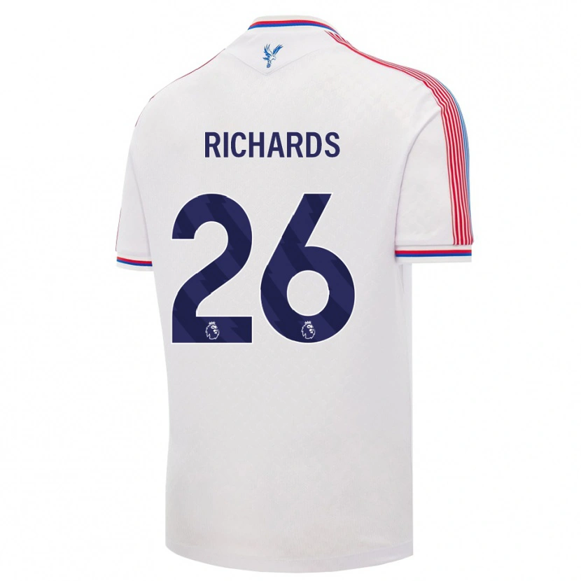 Danxen Børn Chris Richards #26 Hvid Rød Blå Hjemmebane Spillertrøjer 2026/27 Trøje T-Shirt