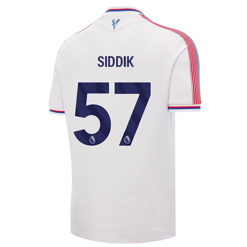 Danxen Børn Cardo Siddik #57 Hvid Rød Blå Hjemmebane Spillertrøjer 2026/27 Trøje T-Shirt