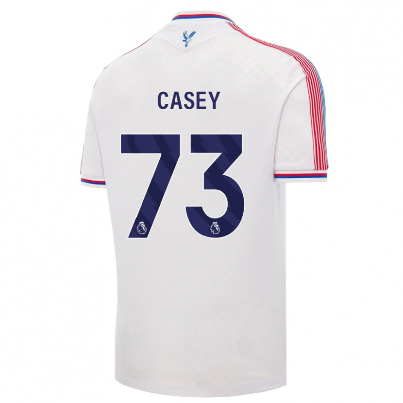 Danxen Børn Ben Casey #73 Hvid Rød Blå Hjemmebane Spillertrøjer 2026/27 Trøje T-Shirt