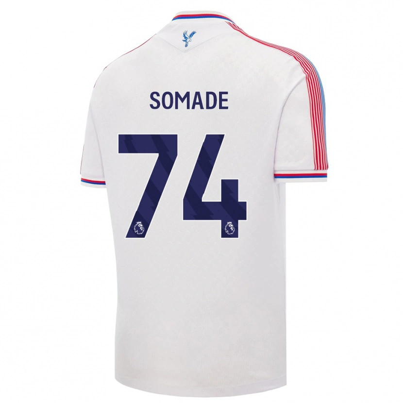 Danxen Børn Sean Somade #74 Hvid Rød Blå Hjemmebane Spillertrøjer 2026/27 Trøje T-Shirt