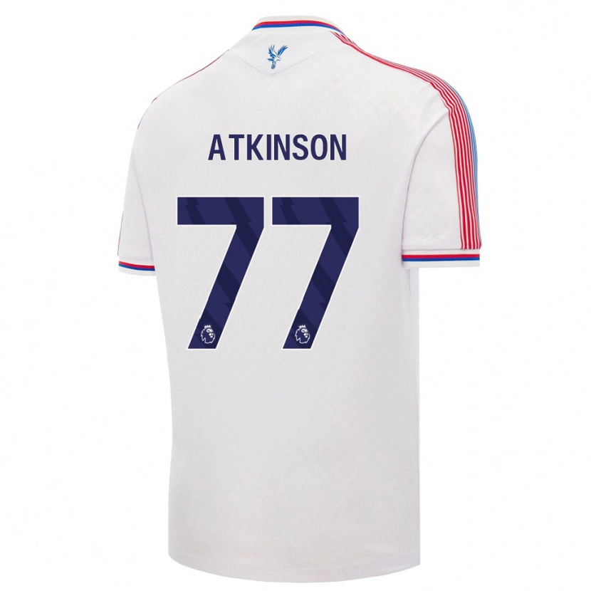 Danxen Børn Isibeal Atkinson #77 Hvid Rød Blå Hjemmebane Spillertrøjer 2026/27 Trøje T-Shirt