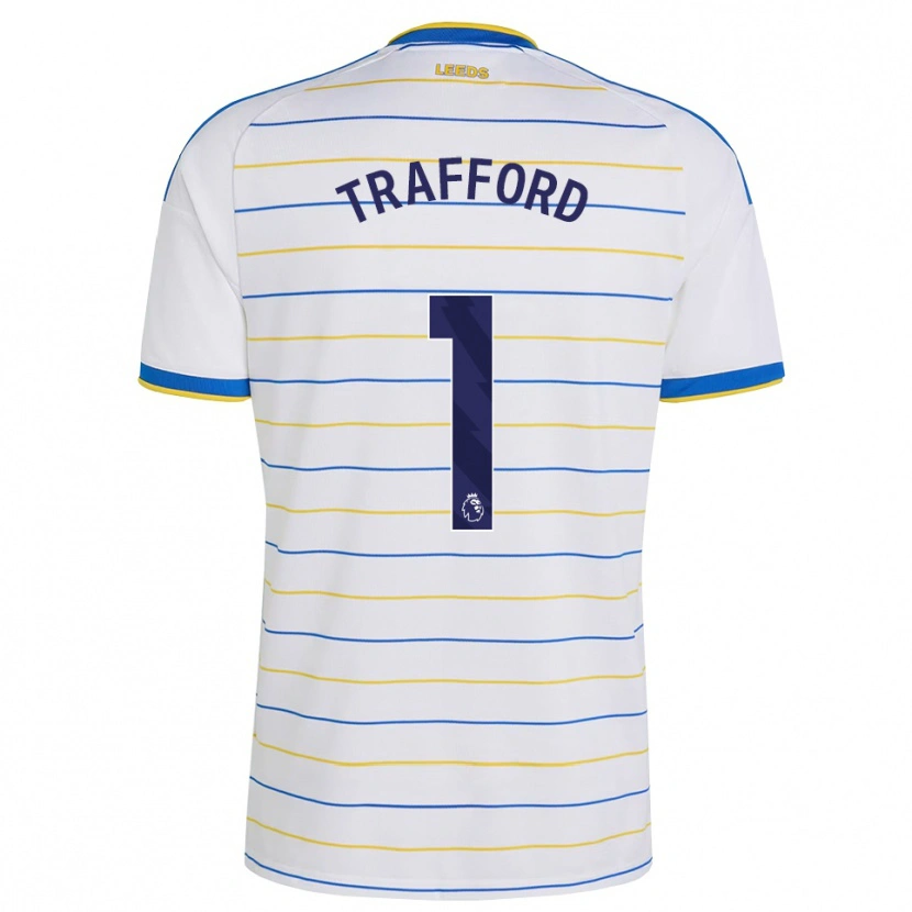 Danxen Børn James Trafford #1 Rød Gul Blå Hjemmebane Spillertrøjer 2026/27 Trøje T-Shirt