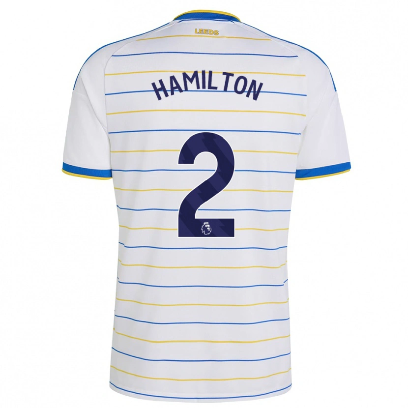 Danxen Børn Joshua Hamilton #2 Rød Gul Blå Hjemmebane Spillertrøjer 2026/27 Trøje T-Shirt