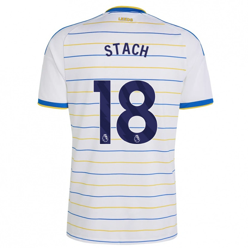 Danxen Børn Anton Stach #18 Rød Gul Blå Hjemmebane Spillertrøjer 2026/27 Trøje T-Shirt