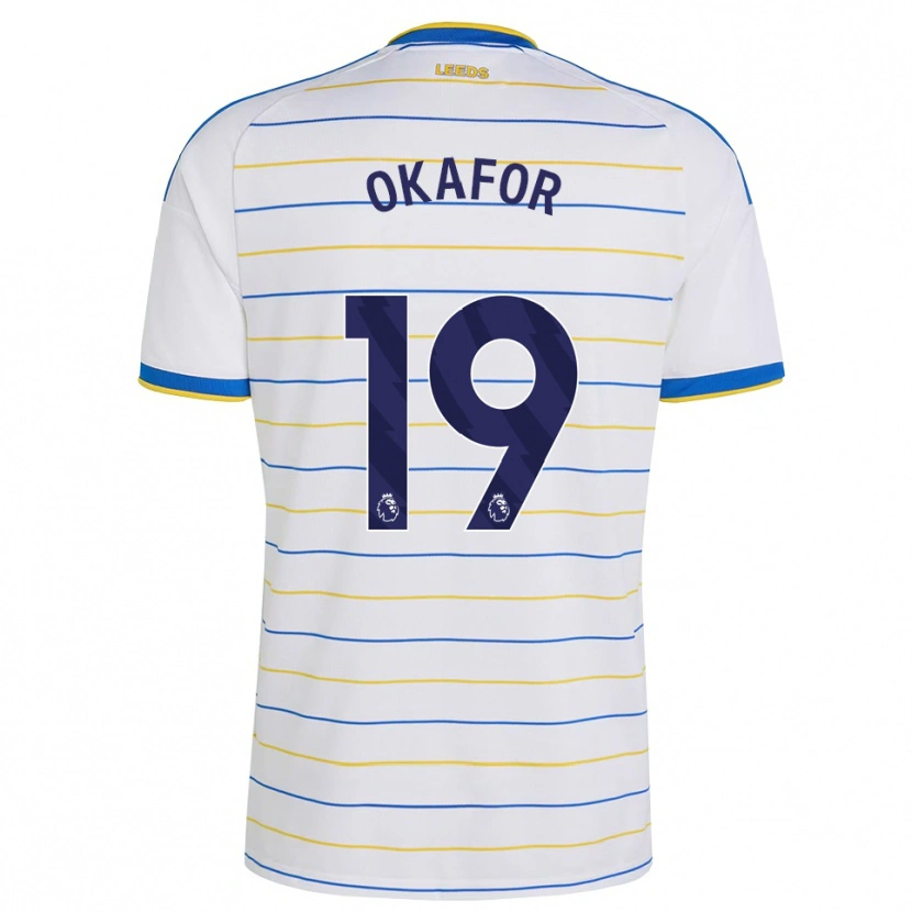 Danxen Børn Noah Okafor #19 Rød Gul Blå Hjemmebane Spillertrøjer 2026/27 Trøje T-Shirt