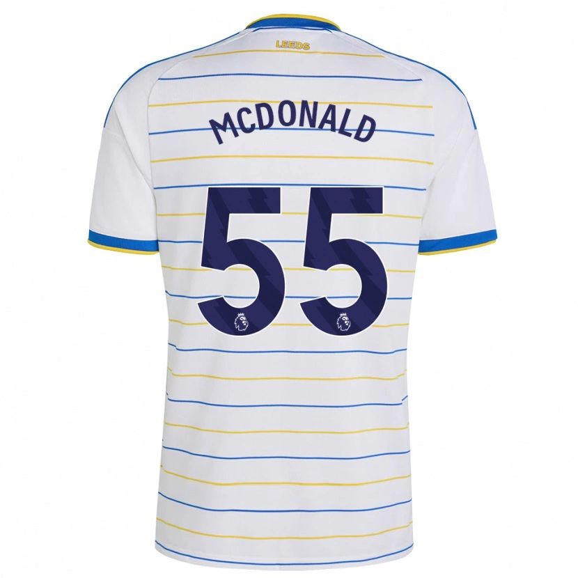 Danxen Børn Josh Mcdonald #55 Rød Gul Blå Hjemmebane Spillertrøjer 2026/27 Trøje T-Shirt