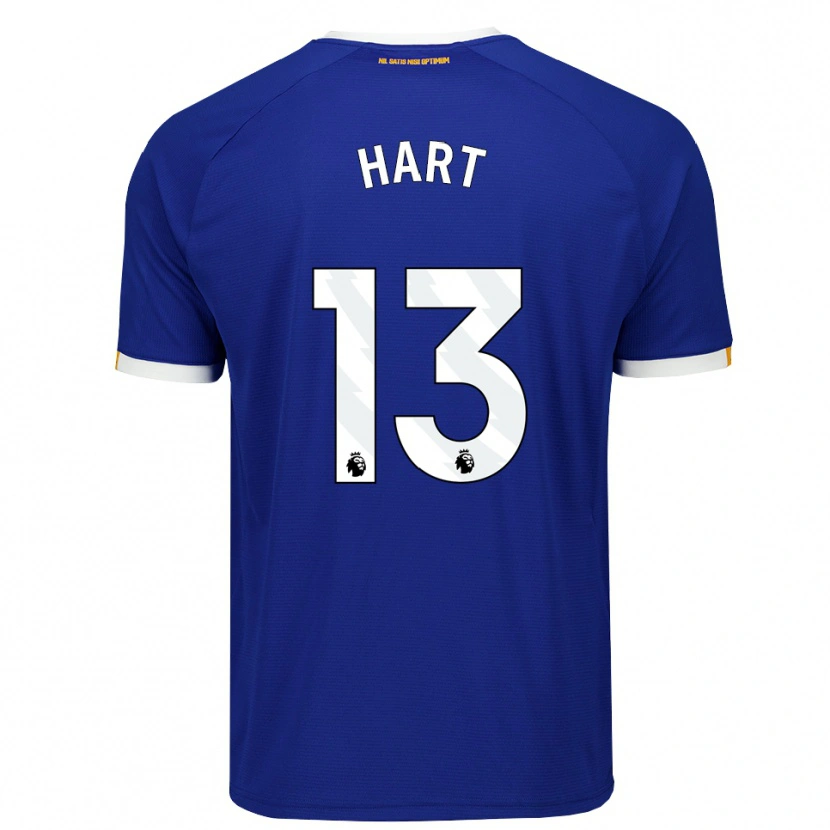 Danxen Børn Libby Hart #13 Blå Hvid Gul Hjemmebane Spillertrøjer 2026/27 Trøje T-Shirt