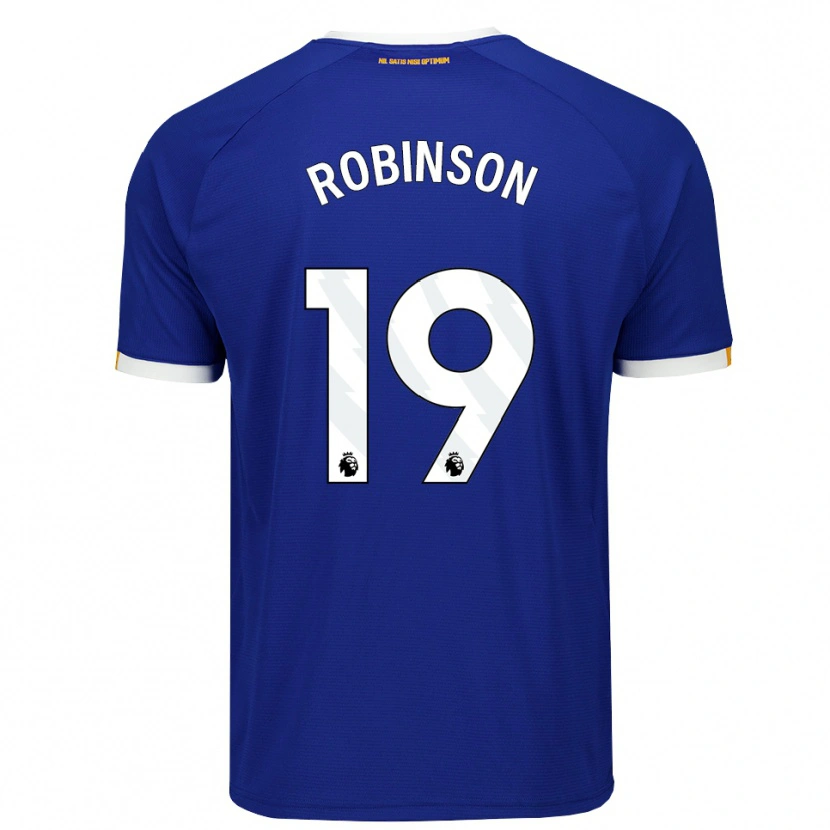 Danxen Børn Katie Robinson #19 Blå Hvid Gul Hjemmebane Spillertrøjer 2026/27 Trøje T-Shirt
