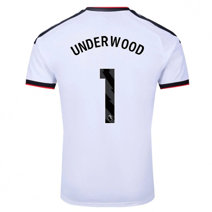 Danxen Børn Marco Underwood #1 Hvid Sort Rød Hjemmebane Spillertrøjer 2026/27 Trøje T-Shirt