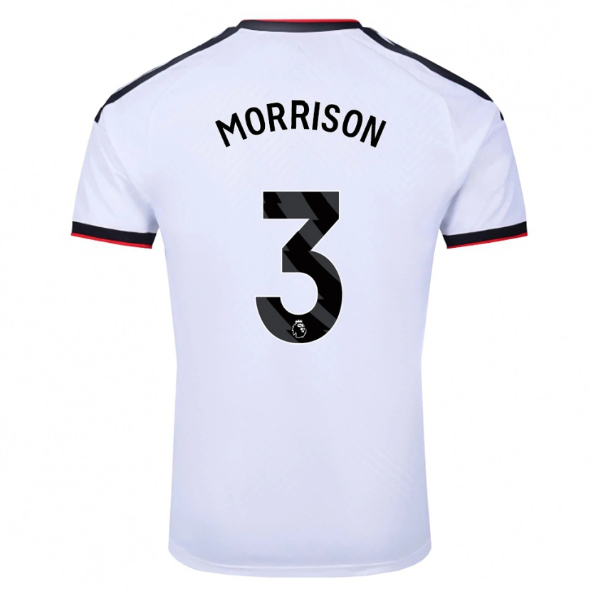 Danxen Børn Kymarley Morrison #3 Hvid Sort Rød Hjemmebane Spillertrøjer 2026/27 Trøje T-Shirt