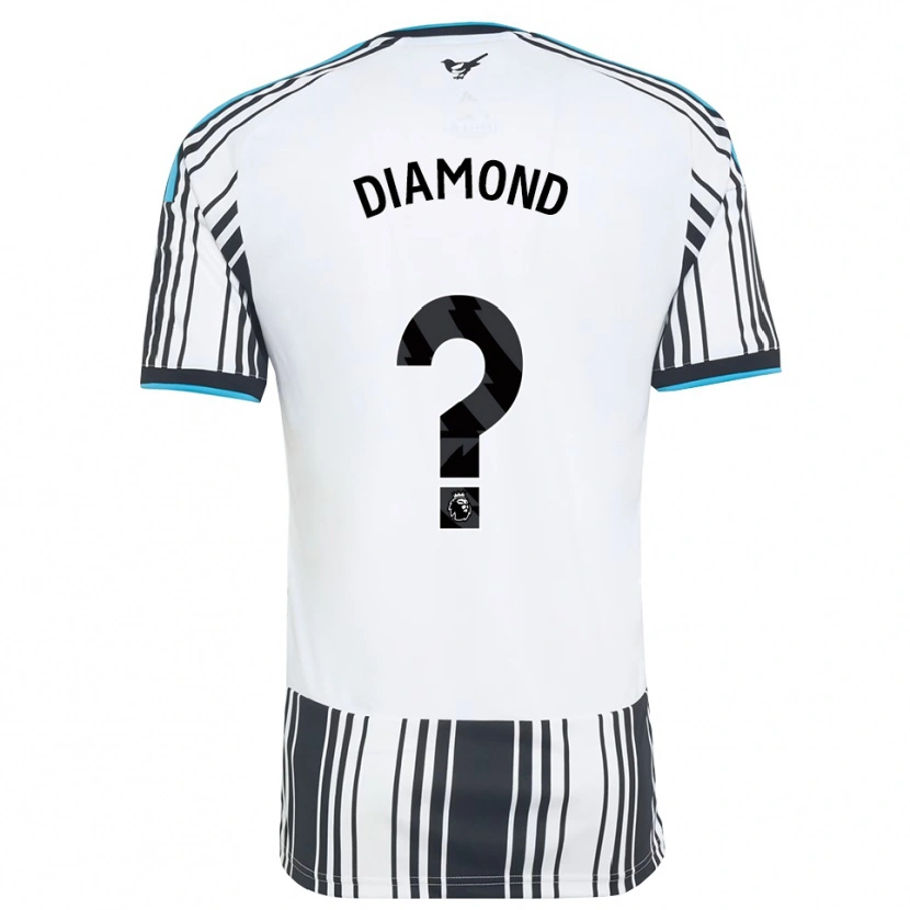 Danxen Børn James Diamond #0 Himmelblå Sort Hvid Hjemmebane Spillertrøjer 2026/27 Trøje T-Shirt