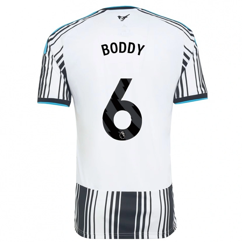Danxen Børn Elysia Boddy #6 Himmelblå Sort Hvid Hjemmebane Spillertrøjer 2026/27 Trøje T-Shirt