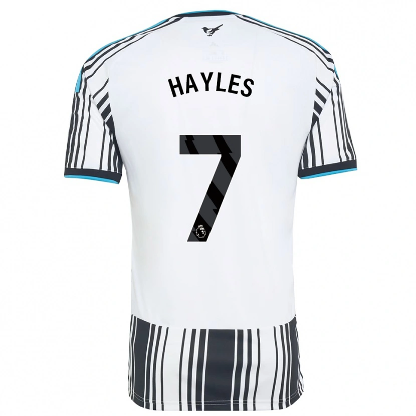 Danxen Børn Shania Hayles #7 Himmelblå Sort Hvid Hjemmebane Spillertrøjer 2026/27 Trøje T-Shirt
