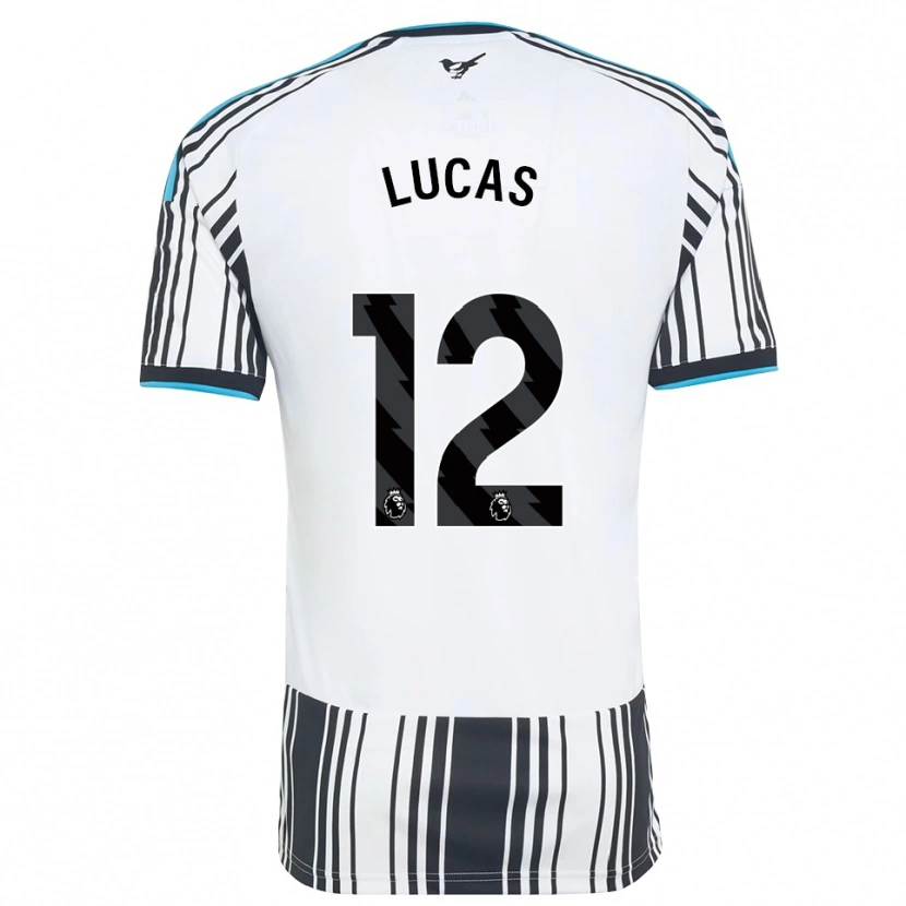 Danxen Børn Kayden Lucas #12 Himmelblå Sort Hvid Hjemmebane Spillertrøjer 2026/27 Trøje T-Shirt