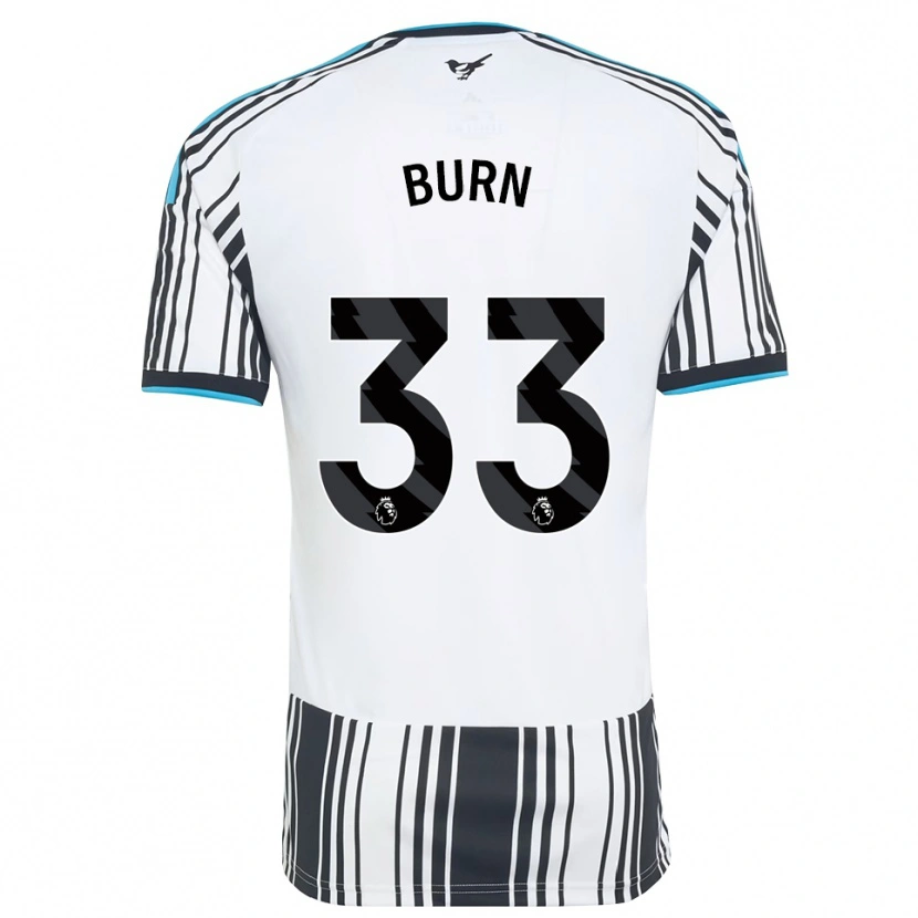 Danxen Børn Dan Burn #33 Himmelblå Sort Hvid Hjemmebane Spillertrøjer 2026/27 Trøje T-Shirt