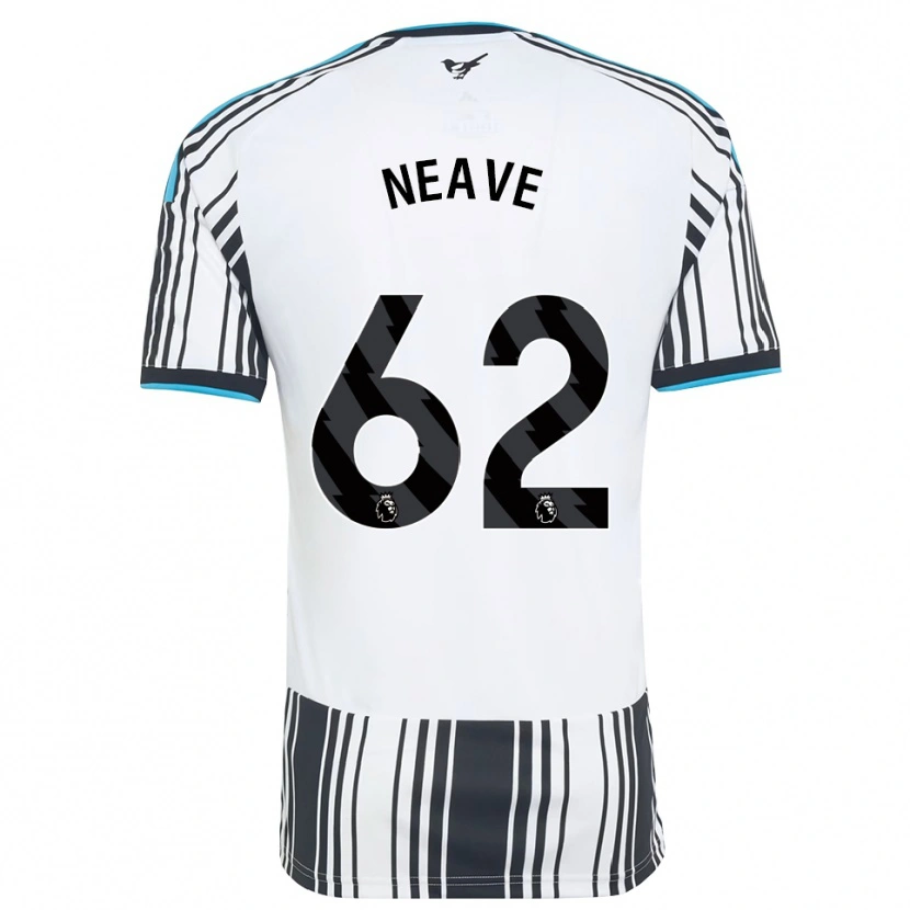 Danxen Børn Sean Neave #62 Himmelblå Sort Hvid Hjemmebane Spillertrøjer 2026/27 Trøje T-Shirt