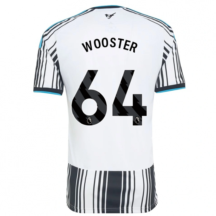 Danxen Børn Kacey Wooster #64 Himmelblå Sort Hvid Hjemmebane Spillertrøjer 2026/27 Trøje T-Shirt