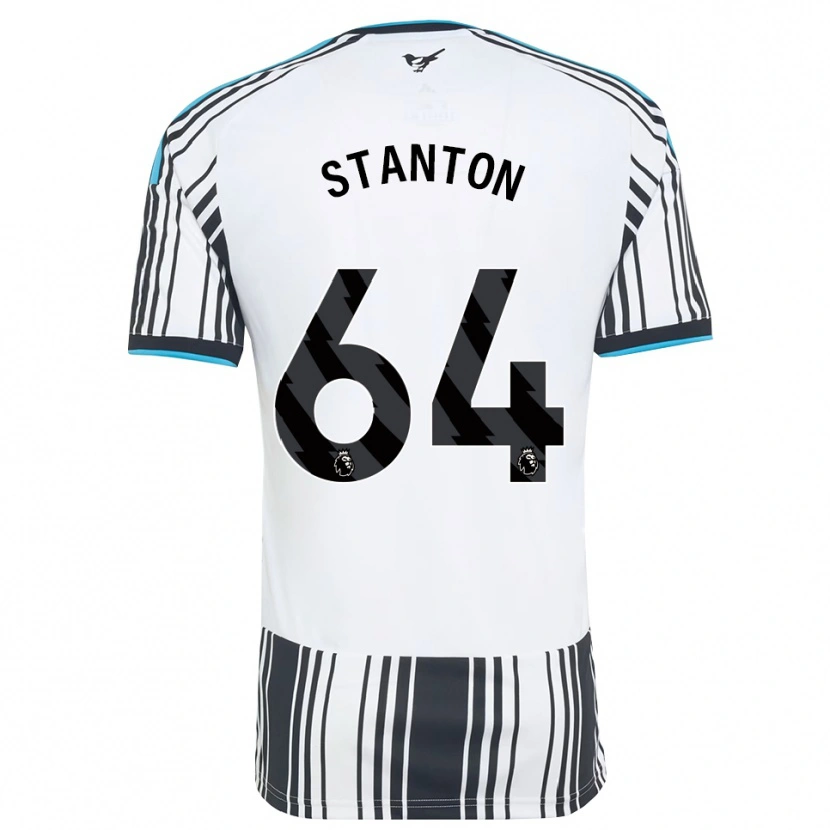 Danxen Børn Ellis Stanton #64 Himmelblå Sort Hvid Hjemmebane Spillertrøjer 2026/27 Trøje T-Shirt