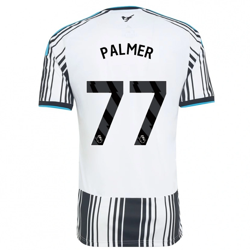 Danxen Børn Darren Palmer #77 Himmelblå Sort Hvid Hjemmebane Spillertrøjer 2026/27 Trøje T-Shirt