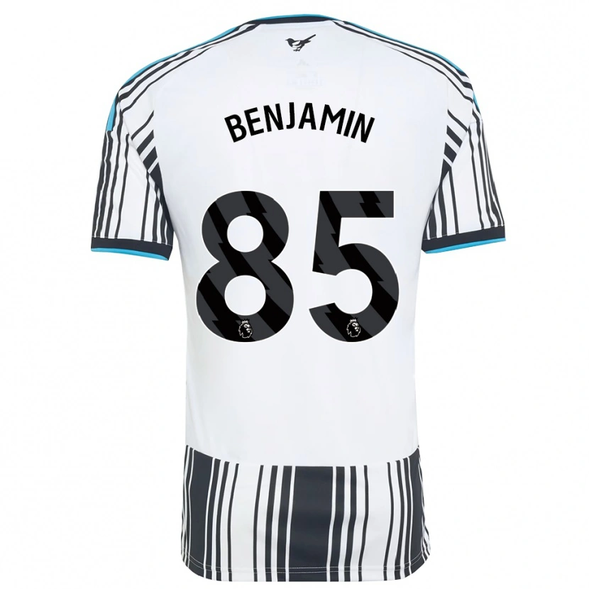Danxen Børn Theo Benjamin #85 Himmelblå Sort Hvid Hjemmebane Spillertrøjer 2026/27 Trøje T-Shirt
