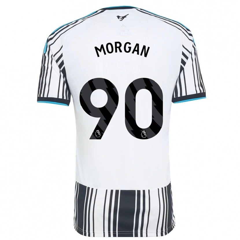 Danxen Børn Noah Morgan #90 Himmelblå Sort Hvid Hjemmebane Spillertrøjer 2026/27 Trøje T-Shirt