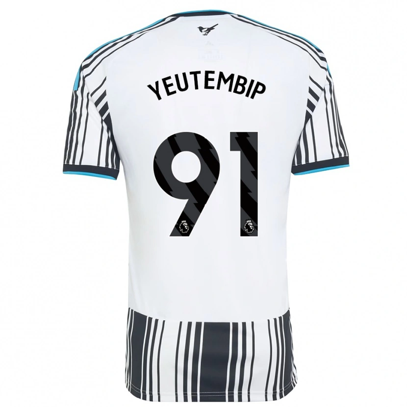 Danxen Børn Les Yeutembip #91 Himmelblå Sort Hvid Hjemmebane Spillertrøjer 2026/27 Trøje T-Shirt