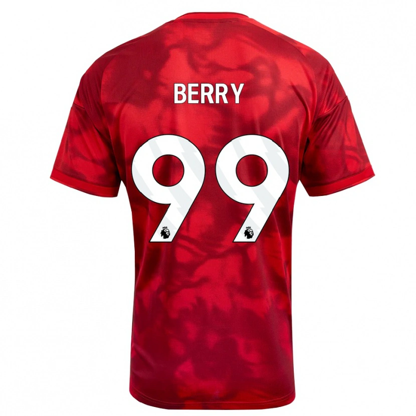 Danxen Børn Adam Berry #99 Karmin Hvid Hjemmebane Spillertrøjer 2026/27 Trøje T-Shirt