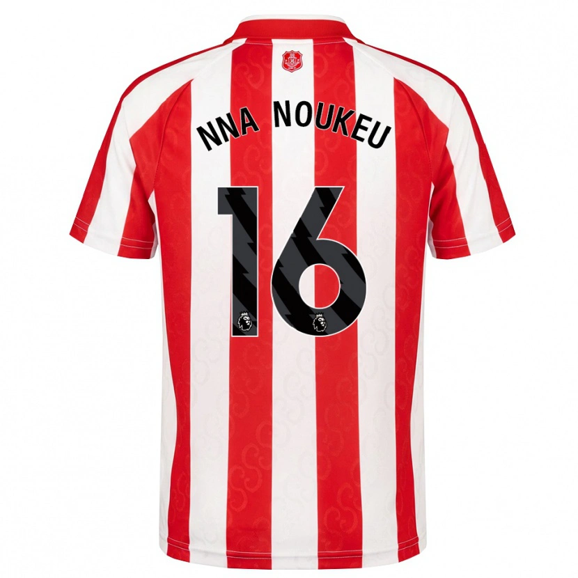 Danxen Børn Blondy Nna Noukeu #16 Rød Hvid Sort Hjemmebane Spillertrøjer 2026/27 Trøje T-Shirt