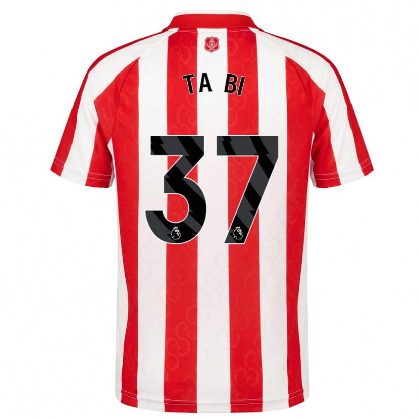 Danxen Børn Jocelin Ta Bi #37 Rød Hvid Sort Hjemmebane Spillertrøjer 2026/27 Trøje T-Shirt