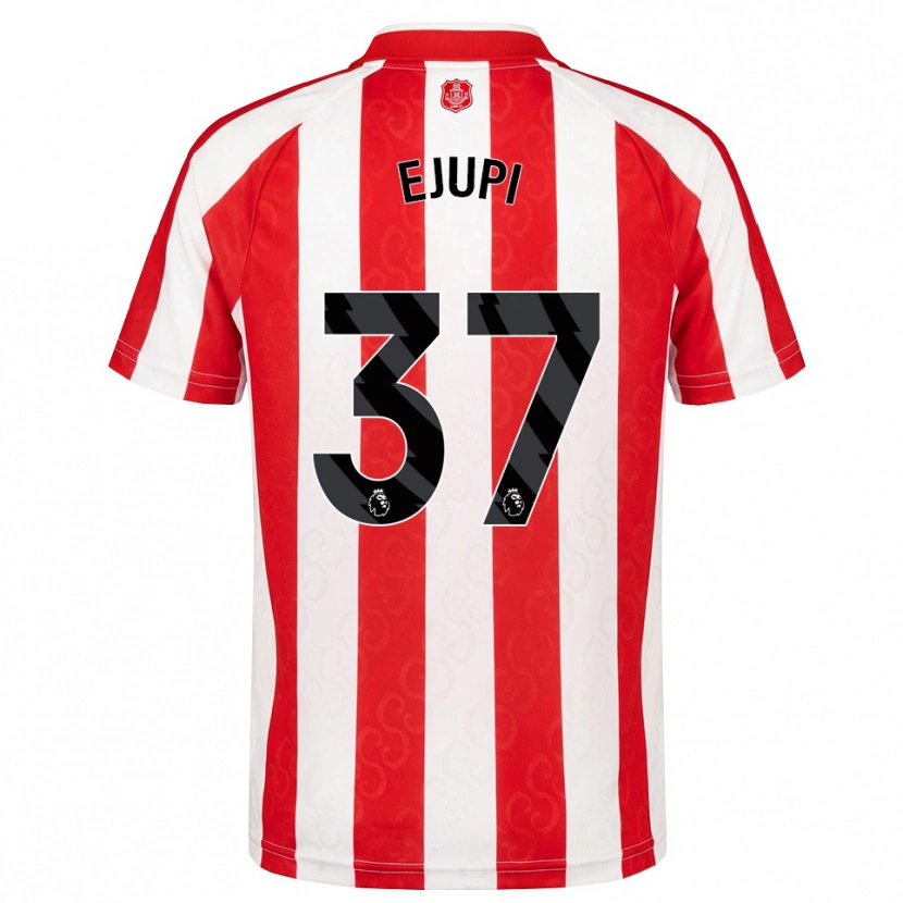 Danxen Børn Elizabeta Ejupi #37 Rød Hvid Sort Hjemmebane Spillertrøjer 2026/27 Trøje T-Shirt