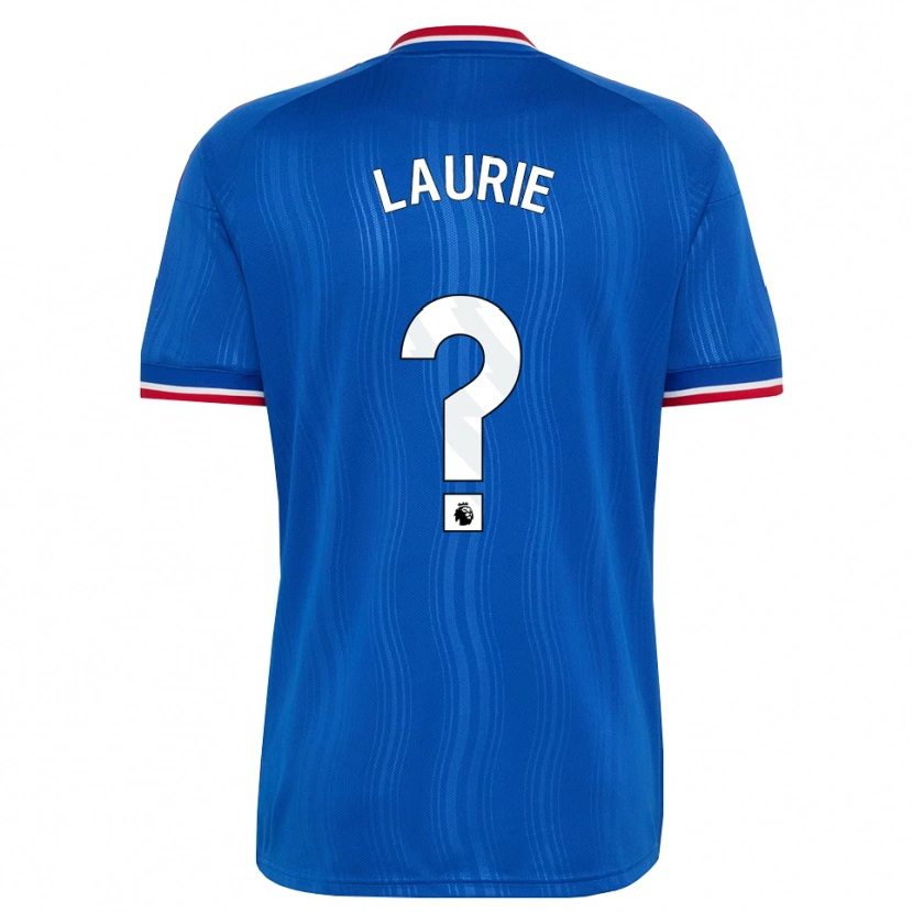 Danxen Børn Connor Laurie #0 Blå Hvid Rød Udebane Spillertrøjer 2026/27 Trøje T-Shirt