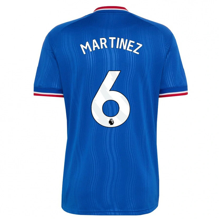 Danxen Børn Lisandro Martínez #6 Blå Hvid Rød Udebane Spillertrøjer 2026/27 Trøje T-Shirt