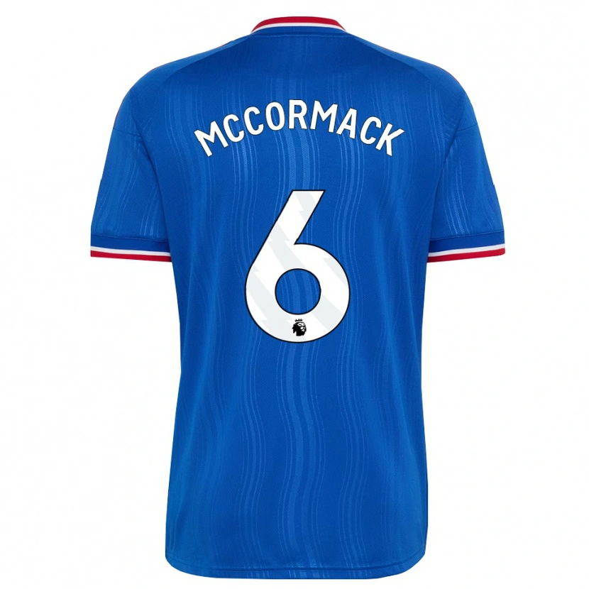 Danxen Børn Rafe Mccormack #6 Blå Hvid Rød Udebane Spillertrøjer 2026/27 Trøje T-Shirt