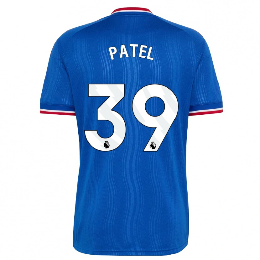 Danxen Børn Safia Middleton-Patel #39 Blå Hvid Rød Udebane Spillertrøjer 2026/27 Trøje T-Shirt