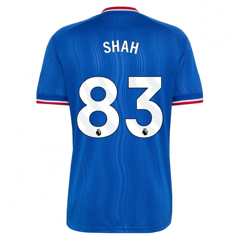 Danxen Børn Jariyah Shah #83 Blå Hvid Rød Udebane Spillertrøjer 2026/27 Trøje T-Shirt