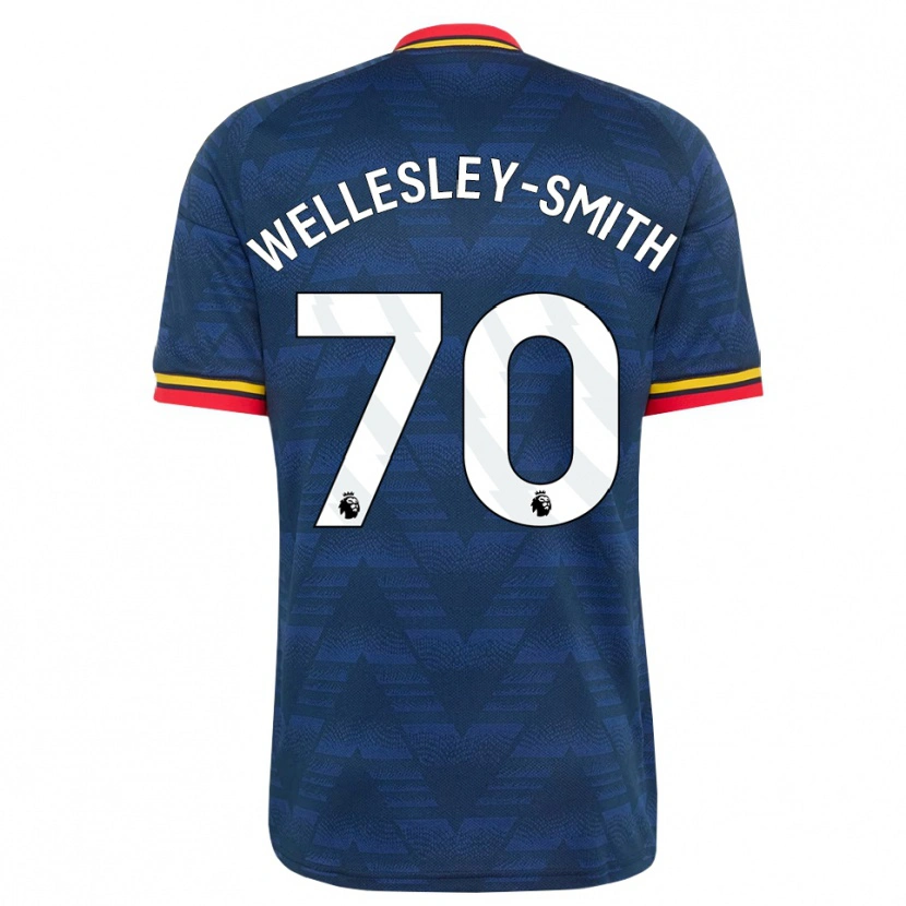 Danxen Børn Cecily Wellesley-Smith #70 Midnatsblå Gul Rød Udebane Spillertrøjer 2026/27 Trøje T-Shirt