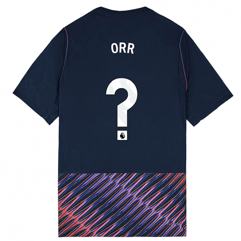 Danxen Børn Dante Orr #0 Kongeblå Hvid Udebane Spillertrøjer 2026/27 Trøje T-Shirt