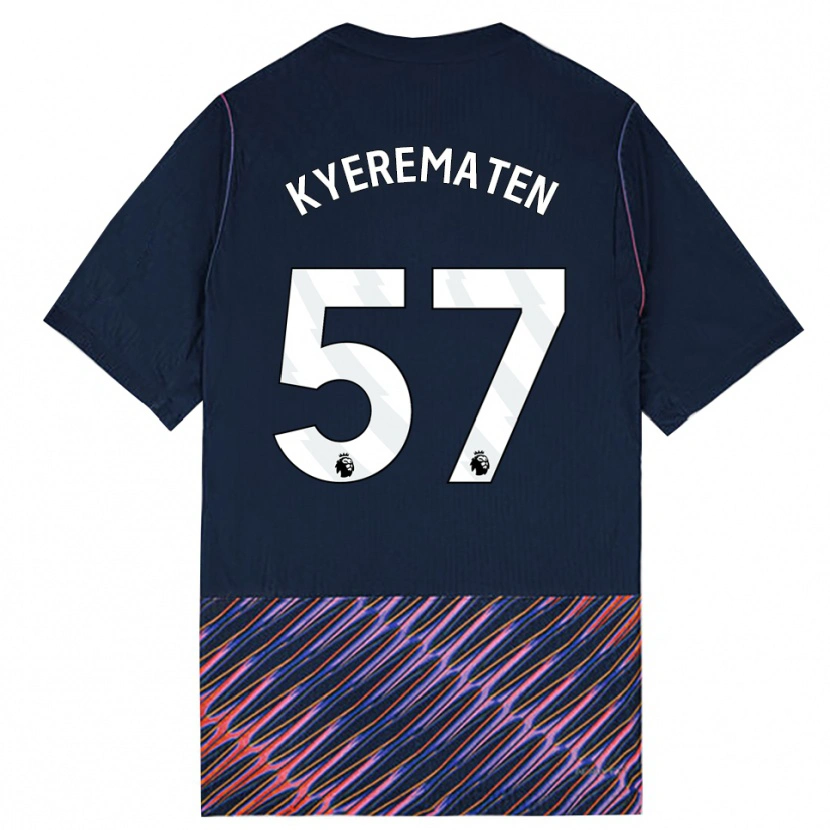 Danxen Børn Rio Kyerematen #57 Kongeblå Hvid Udebane Spillertrøjer 2026/27 Trøje T-Shirt