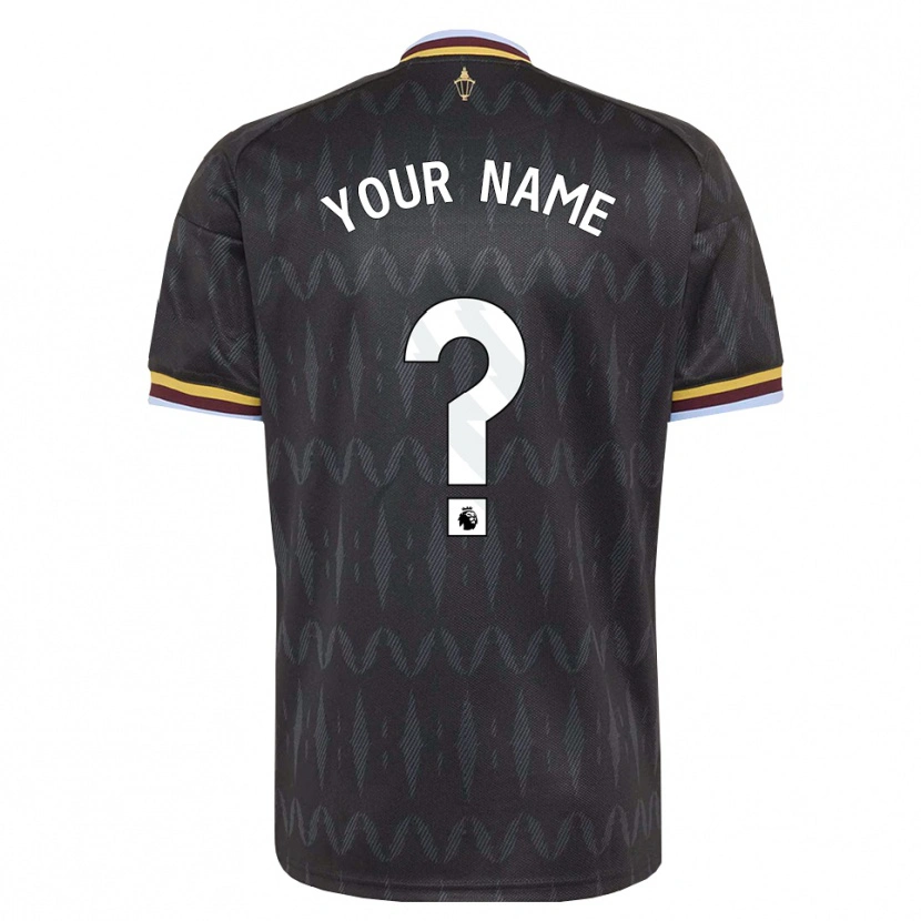 Danxen Børn Dit Navn #0 Kornblomstblå Sort Gul Udebane Spillertrøjer 2026/27 Trøje T-Shirt