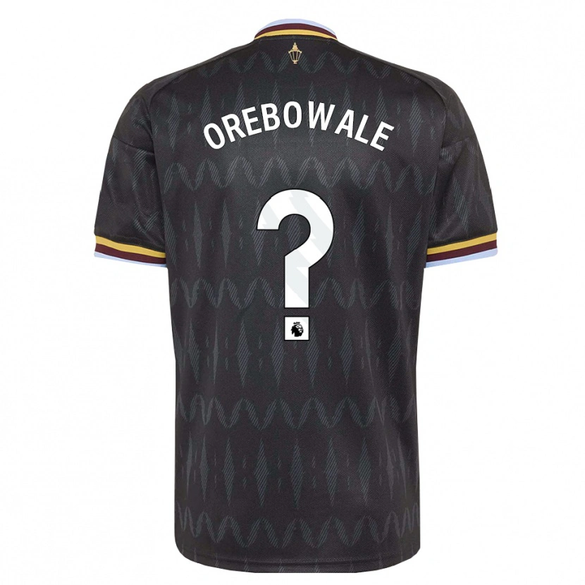 Danxen Børn Erin Orebowale #0 Kornblomstblå Sort Gul Udebane Spillertrøjer 2026/27 Trøje T-Shirt