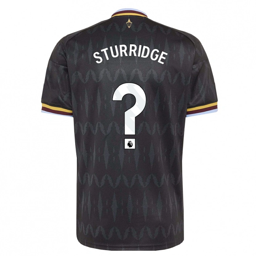Danxen Børn Dj Campton Sturridge #0 Kornblomstblå Sort Gul Udebane Spillertrøjer 2026/27 Trøje T-Shirt