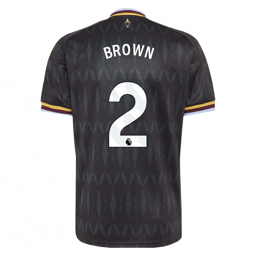 Danxen Børn Alvin Brown #2 Kornblomstblå Sort Gul Udebane Spillertrøjer 2026/27 Trøje T-Shirt