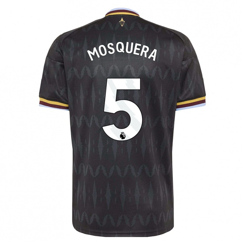 Danxen Børn Yeimar Mosquera #5 Kornblomstblå Sort Gul Udebane Spillertrøjer 2026/27 Trøje T-Shirt
