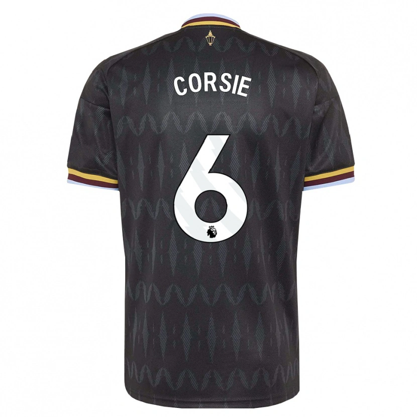 Danxen Børn Rachel Corsie #6 Kornblomstblå Sort Gul Udebane Spillertrøjer 2026/27 Trøje T-Shirt