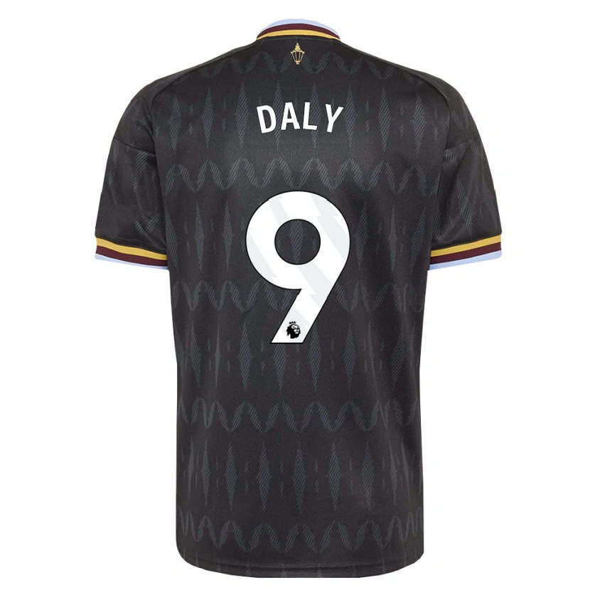 Danxen Børn Rachel Daly #9 Kornblomstblå Sort Gul Udebane Spillertrøjer 2026/27 Trøje T-Shirt