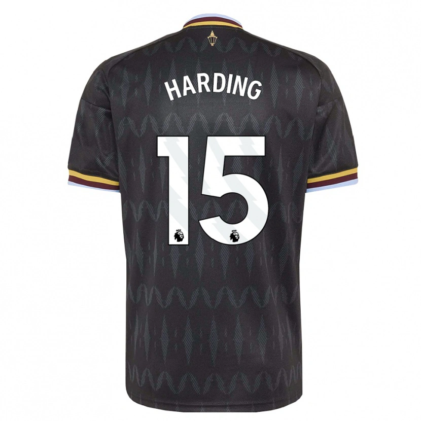 Danxen Børn Natasha Harding #15 Kornblomstblå Sort Gul Udebane Spillertrøjer 2026/27 Trøje T-Shirt