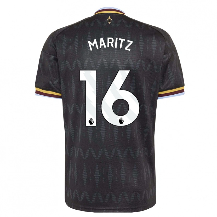 Danxen Børn Noelle Maritz #16 Kornblomstblå Sort Gul Udebane Spillertrøjer 2026/27 Trøje T-Shirt